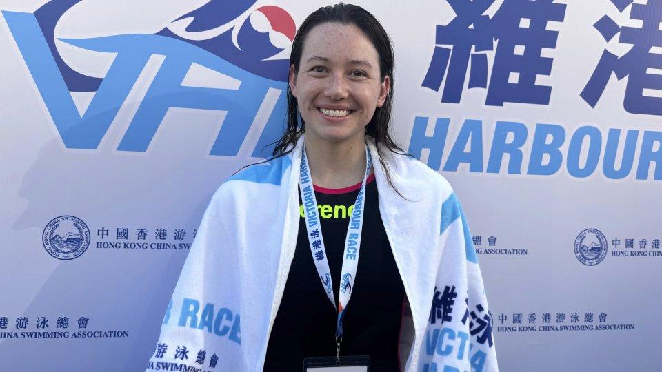 維港泳今早舉行“女飛魚”何詩蓓首戰渡海泳
